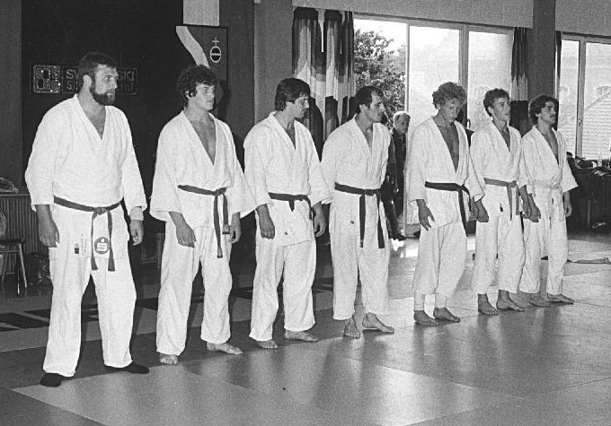 Das Wattener Team vom 1. Silver Crystal Turnier 1980