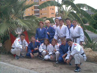 Das Team nach dem Training